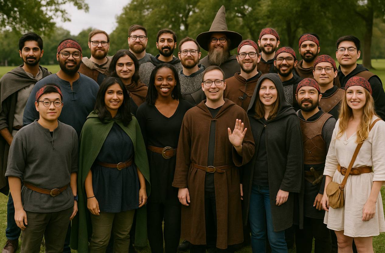 RaidGuild team in fantasy costumes